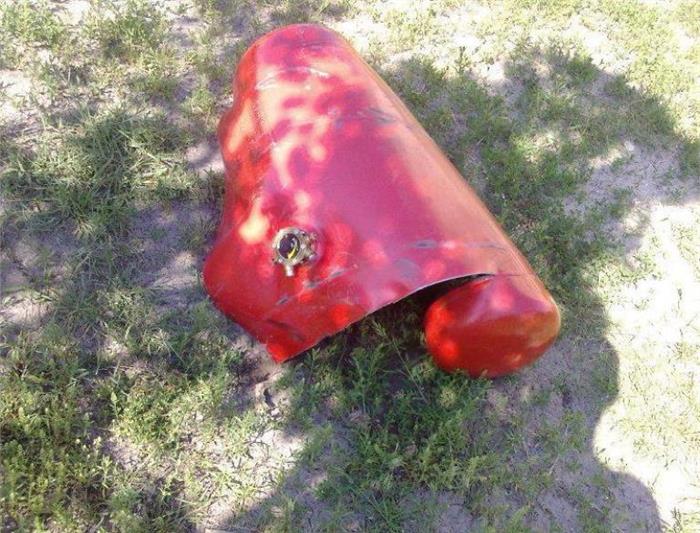 Взрыв ГАЗ баллона метан